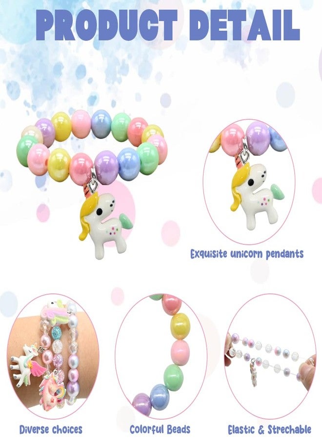 LUKBERA 12Pcs Easter Eggs Filled with Beads Bracelets, Beaded Bracelet Pretend Jewelry Surprise Toys for Girls Play Dress Up Easter Egg Hunt Easter Basket Stuffers Classroom Rewards - Image 4